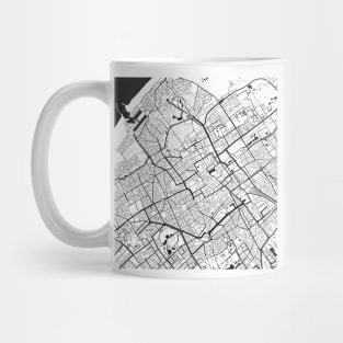 The Hague Map City Map Poster Black and White, USA Gift Printable, Modern Map Decor for Office Home Living Room, Map Art, Map Gifts Mug